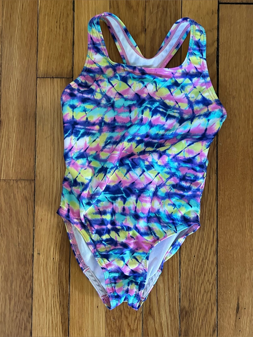 Speedo girls Size XS tie-dye style swimsuit